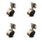 Service Caster 2 Inch Antique Brass Hooded Urethane Twin Wheel Caster with Side Mount Set SCC SCC-GR02S50D-NYU-WA-716X78-CB180-4 - alternate 1